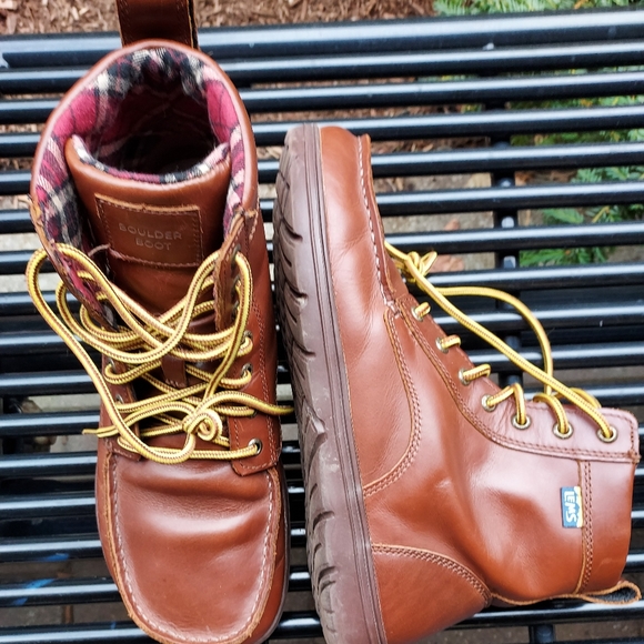 Lems Leather Boulder Boot Mens Russet Brown - Picture 5 of 13